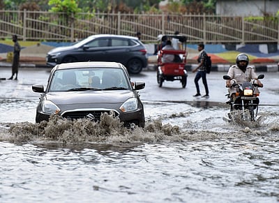 தில்லியில் கனமழை - புகைப்படங்கள்