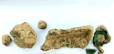 கீழடி அகழாய்வில் செப்புப் பொருள்கள்