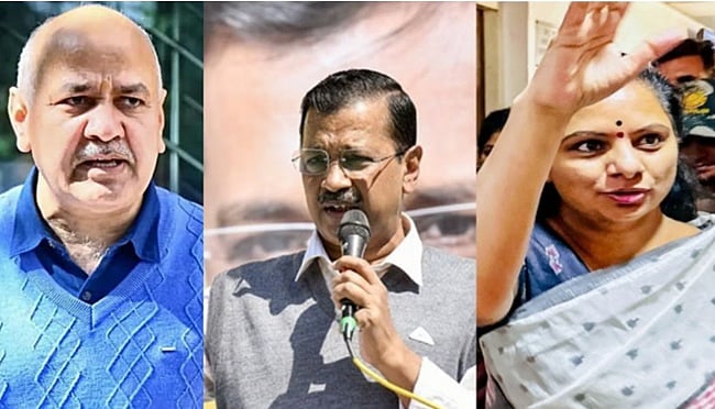 கேஜரிவால், சிசோடியா, கவிதாவின் நீதிமன்றக் காவல் நீட்டிப்பு!