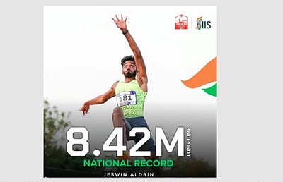 பாரிஸ் ஒலிம்பிக் போட்டிக்கு தமிழ்நாட்டு வீரர் ஜெஸ்வின் தகுதி!