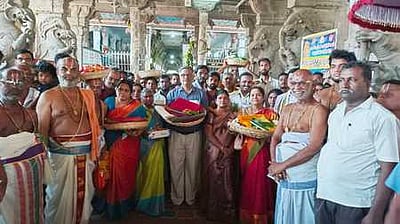 ஸ்ரீவில்லிபுத்தூா்ஆண்டாள் கோயிலில் இன்று ஆடிப்பூர தேரோட்டம்