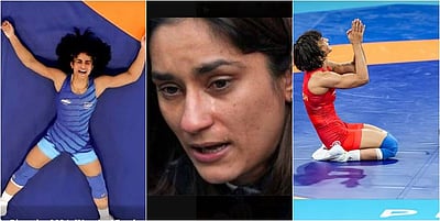 பாரீஸ் ஒலிம்பிக்: இந்திய மல்யுத்த வீராங்கனை வினேஷ் போகத் தகுதி நீக்கம்