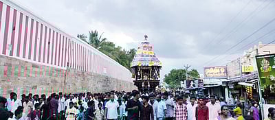 திருக்கோஷ்டியூரில் ஆடிப்பூரத் தேரோட்டம்