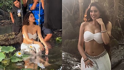 தேவரா படப்பிடிப்பு விடியோவை பகிர்ந்த ஜான்வி கபூர்! 