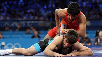 பாரீஸ் ஒலிம்பிக்: அரையிறுதிக்கு முன்னேறினார் இந்திய வீரர் அமன்!