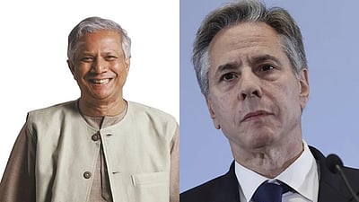 வங்கதேசத்தின் இடைக்கால அரசின் தலைவராக யூனுஸ் பொறுப்பேற்பு: அமெரிக்கா வரவேற்பு