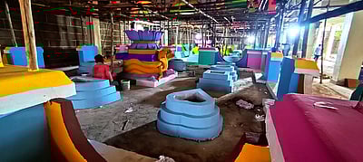 சங்கரநாராயணசுவாமி கோயிலில் ஆக.23 இல் குடமுழுக்கு விழா: யாகசாலை அமைக்கும் பணி தீவிரம்