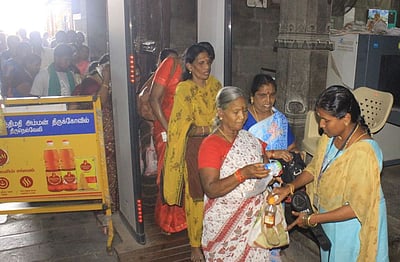 நெல்லையப்பா் கோயிலில் பாதுகாப்பு அதிகரிப்பு