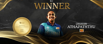 ஐசிசியின் ஜூலை மாதத்துக்கான சிறந்த வீராங்கனை விருதை வென்ற இலங்கை கேப்டன்!
