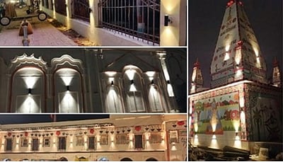 அயோத்தி ராமர் கோயில் பாதையில் விளக்குகள் திருட்டு!