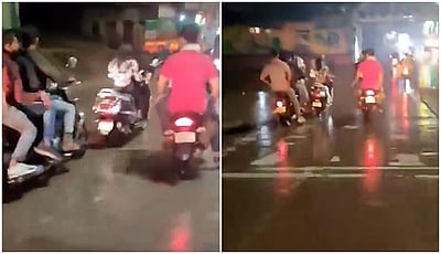 ஸ்கூட்டியில் தனியாகச் சென்ற இளம்பெண்ணுக்கு இளைஞர்கள் பாலியல் தொல்லை!