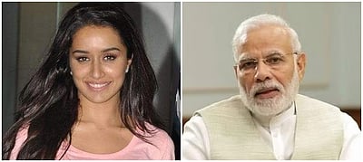 இன்ஸ்டாகிராமில் பிரதமர் மோடியை முந்திய ஷ்ரத்தா கபூர்!