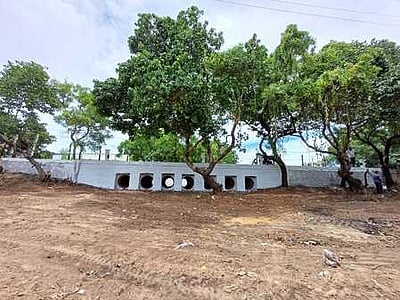 பல்லடம் அருகே பாலங்கள் பராமரிப்பு பணி