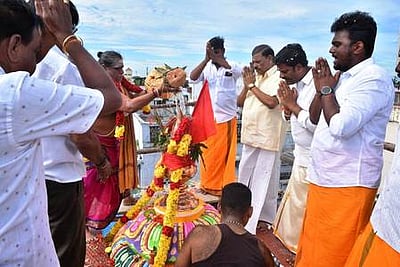 அரக்கோணம் ஸ்ரீதேவி கருமாரியம்மன் கோயில் மகா கும்பாபிஷேகம்