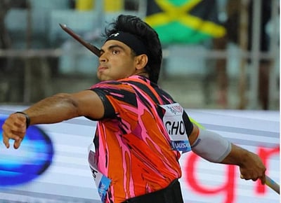 ஒரு செ.மீ. தூரத்தில் தங்கத்தை இழந்த நீரஜ் சோப்ரா!