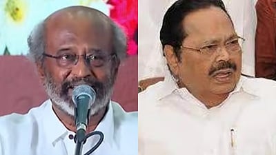 பழைய மாணவர் துரைமுருகன் - வயதான ரஜினி: மோதல் முடிவுக்கு வந்ததா?