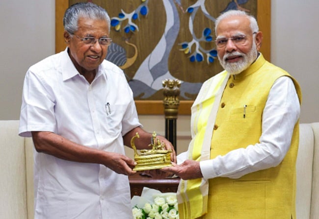 பிரதமர் மோடியுடன் கேரள முதல்வர் சந்திப்பு!