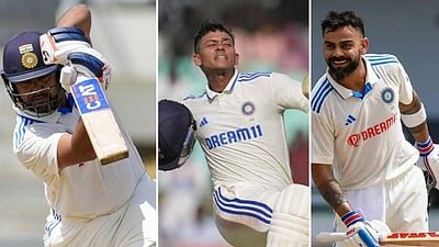 டெஸ்ட் தரவரிசை வெளியீடு: கோலி, ஜெய்ஸ்வால் முன்னேற்றம்!