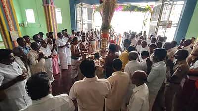 உப்பூா் வெயிலுகந்த விநாயகா் கோயில் சதுா்த்தி விழா கொடியேற்றம்
