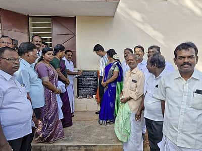 நாகா்கோவில் வட்டவிளையில் புதிய ரேஷன் கடைக் கட்டடம் திறப்பு
