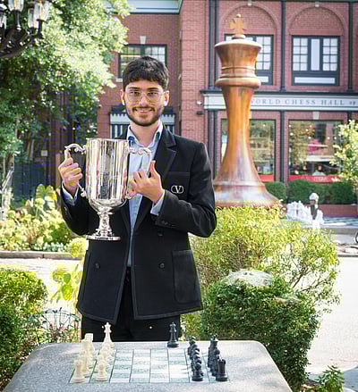 சிங்க்ஃபீல்டு கோப்பையை வென்றார் அலிரெஸா ஃபிரௌஸ்ஜா! பிரக்ஞானந்தாவுக்கு பரிசுத்தொகை எவ்வளவு? 