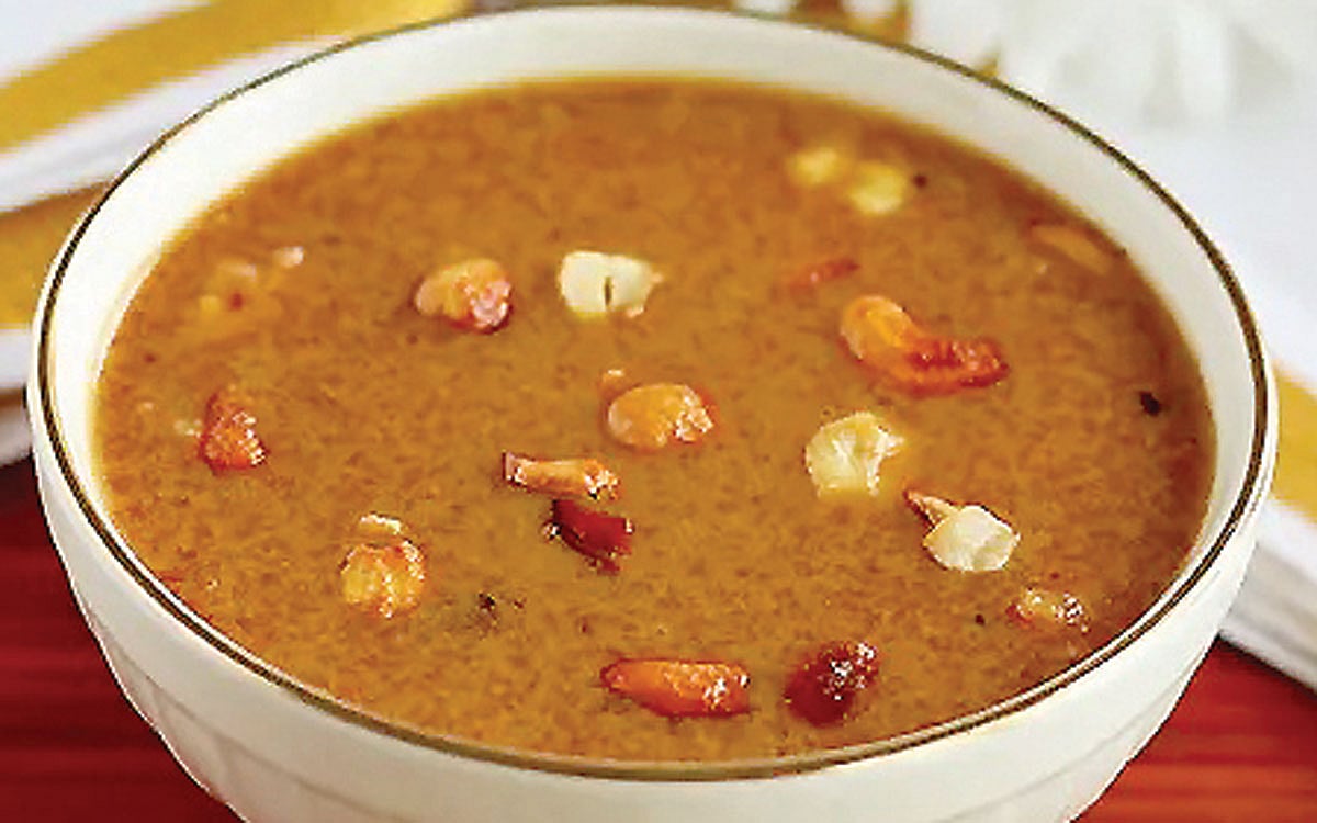 சம்பா ரவை வெல்ல பாயசம்