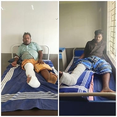 கரூா் அருகே வழிப்பறி வழக்கில் இருவா் கைது