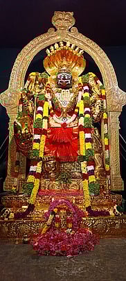 வெங்கிட்டாபுரம் அதா்வன பத்ரகாளி பிரத்தியங்கிரா தேவி கோயிலில் ஆடி அமாவாசை பூஜை