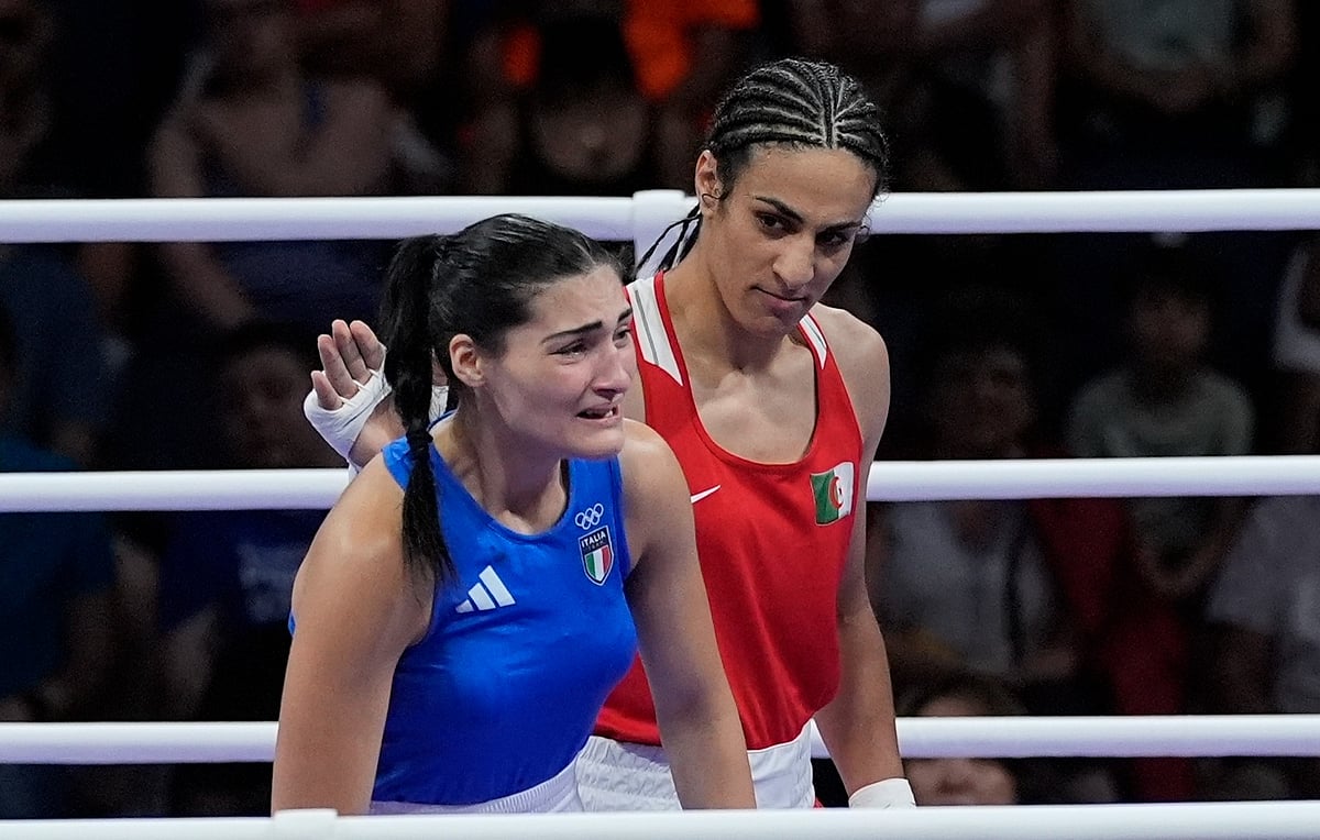 யார் இந்த  ஏஞ்செலா காரினி? இமென் கெலிஃபுடன் சண்டையிட மறுக்கக் காரணம் என்ன?