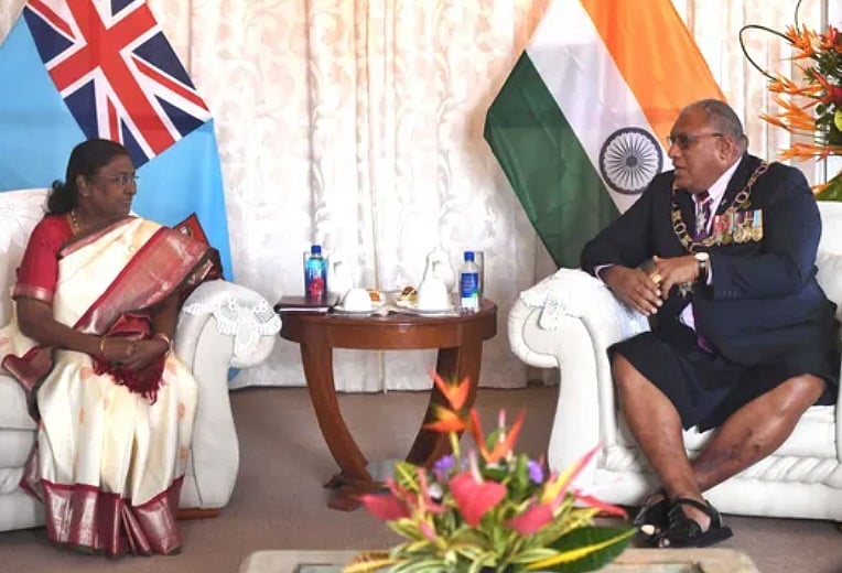 ஃபிஜி அதிபரை சந்தித்தார் குடியரசுத் தலைவர் முர்மு!