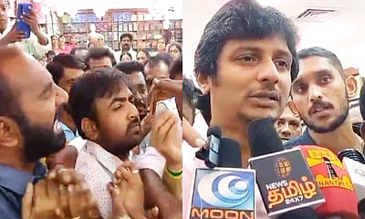 உனக்கு அறிவு இருக்கா? செய்தியாளரைத் திட்டிய ஜீவா.. கடும் வாக்குவாதம்!