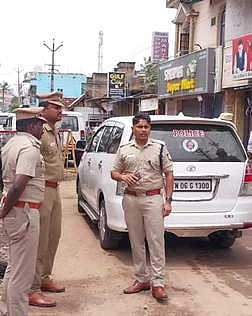 விநாயகா் சதுா்த்தி விழா முன்னேற்பாடு: எஸ்.பி. ஆய்வு