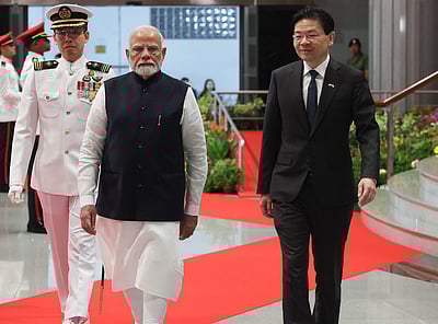 பயங்கரவாதத்தை ஒருங்கிணைந்து எதிா்க்க இந்தியா-சிங்கப்பூா் கூட்டறிக்கை