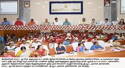 தாமிரவருணியாற்றில் சீரமைப்பு பணிகளை விரைந்து முடிக்க வேண்டும்: மாவட்ட கண்காணிப்பு அலுவலா் இரா.செல்வராஜ்