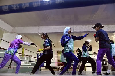 இமென் கெலிஃபின் சாதனையால் குத்துச்சண்டையில் ஆர்வம் காட்டும் அல்ஜீரிய பெண்கள்!