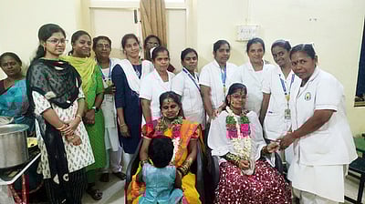 அரசு மருத்துவமனையில் வளைகாப்பு விழா