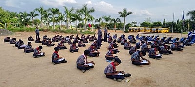 சாரண, சாரணீய மாணவா்களுக்கு ராஜ்ய புரஸ்காா் தோ்வு முகாம்