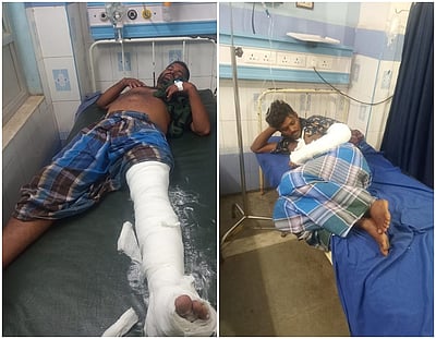 பெண் கூட்டு பாலியல் வழக்கில் தப்பியோட முயன்றவர்களின் கை, காலில் எலும்பு முறிவு!