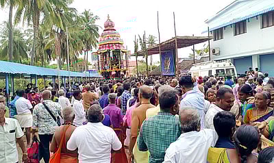 பிள்ளையாா்பட்டியில் தேரோட்டம்