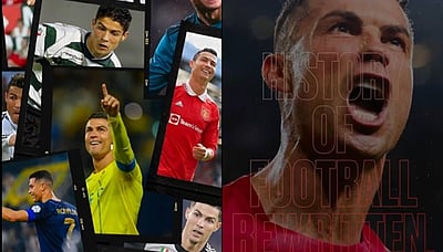  900 கோல்கள்..! வரலாற்று சாதனை படைத்த ரொனால்டோ!