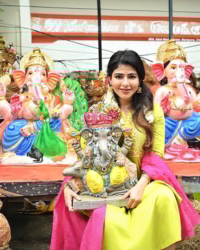 விநாயகர் சதுர்த்தி பூஜையில்...!