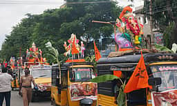 திருத்துறைப்பூண்டியில் 26 இடங்களில் விநாயகா் சிலை பிரதிஷ்டை