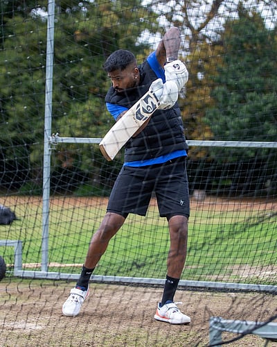 தீவிர வலைப்பயிற்சியில் ஹார்திக் பாண்டியா!