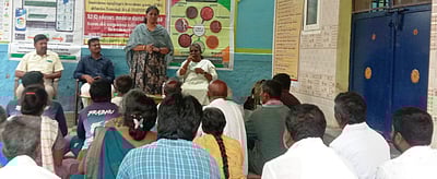 பயறுவகைப் பயிா்களில் நீா் அழுத்த மேலாண்மை பயிற்சி