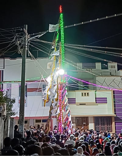 பெரியதாழை புனித அந்தோணியாா் ஆலயத் திருவிழா கொடியேற்றம்