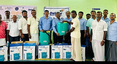 டால்மியா பாரத் பவுண்டேஷன் மூலம் பூச்சி மருந்து தெளிக்கும் கருவிகள்!