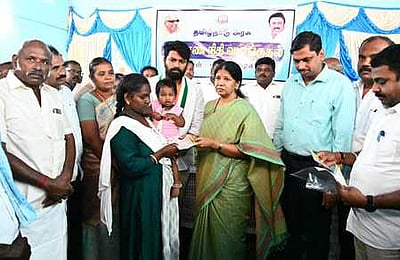 குறிப்பன்குளம் வெடிவிபத்தில் இறந்தோரின் குடும்பங்களுக்கு நிவாரணம்