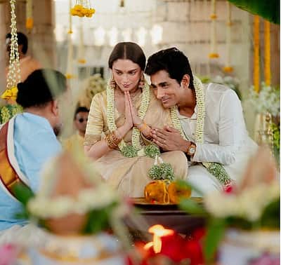 நடிகர் சித்தார்த் - அதிதி ராவ் ஹைதரி திருமண ஆல்பம்