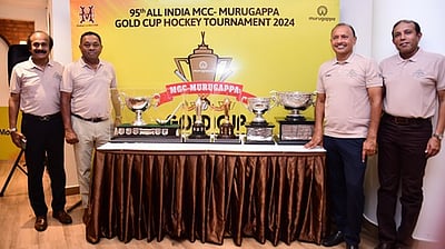 எம்சிசி முருகப்பா தங்கக் கோப்பை ஹாக்கி போட்டி: 19-இல் தொடக்கம்