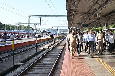 நெல்லை ரயில் நிலையத்தில் கூடுதல் மேம்பாட்டுப் பணிகள்